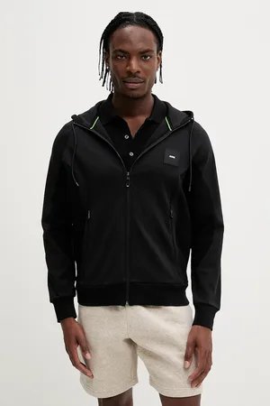 HUGO BOSS Bluza męska kolor z kapturem gładka 50537204