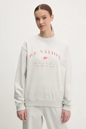 P.E Nation Bluza bawełniana Liberation damska kolor gładka 251F158