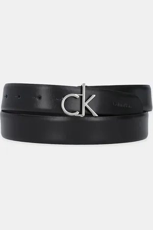 Calvin Klein Pasek skórzany damski kolor LV04F7033G