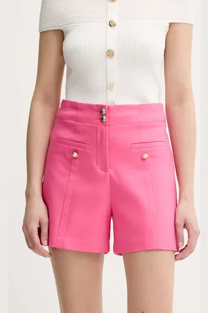 Morgan Szorty SHADO.F damskie kolor gładkie high waist SHADO.F