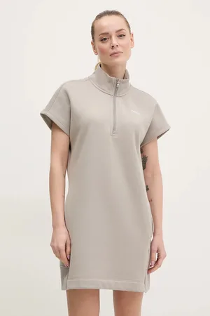 DKNY Sukienka kolor mini prosta DP5D4895