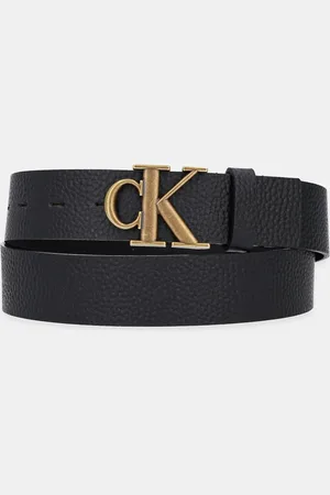 Calvin Klein Pasek skórzany męski kolor LV04G7025G