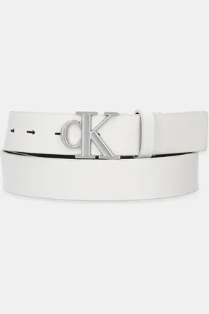 Calvin Klein Pasek skórzany damski kolor LV04K7018G