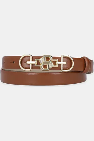HUGO BOSS Pasek skórzany damski kolor 50548623