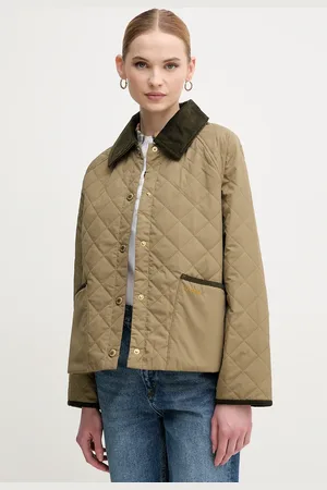 Barbour Kurtka Anise kolor przejściowa oversize LQU1813GN32