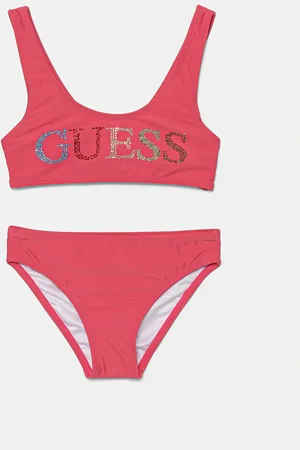 Guess Dwuczęściowy strój kąpielowy dziecięcy 2-pack kolor J5GZ00 KCA60