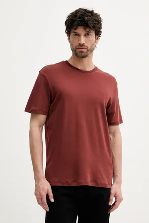 Calvin Klein T-shirt bawełniany męski kolor gładki LV04LB275G