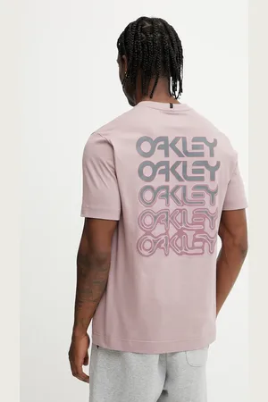 Oakley T-shirt bawełniany REPEATED męski kolor gładki FOA406852