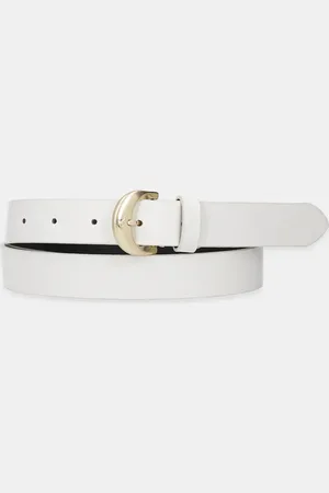 Calvin Klein Pasek skórzany damski kolor LV04K7015G