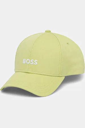 HUGO BOSS Czapka z daszkiem bawełniana kolor z aplikacją 50495121