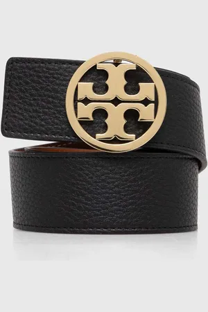 Tory Burch Pasek skórzany dwustronny 1.5" Miller Reversible damski kolor 138936.001