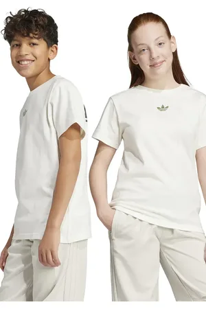 adidas T-shirt bawełniany dziecięcy kolor z nadrukiem JY8374