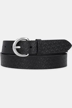 Calvin Klein Pasek skórzany damski kolor LV04K7019G