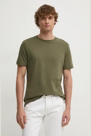 Tommy Hilfiger T-shirt bawełniany męski kolor gładki UM0UM03362