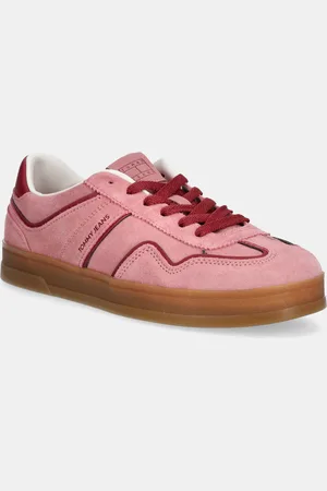 Tommy Hilfiger Sneakersy zamszowe THE GREENWICH damskie kolor EN0EN02806