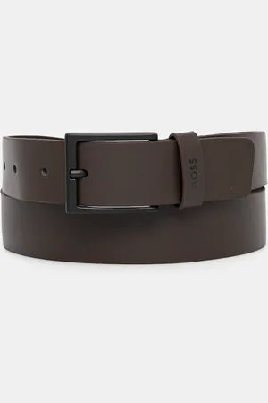 HUGO BOSS Pasek skórzany męski kolor