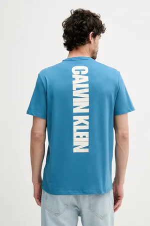 Calvin Klein T-shirt bawełniany męski kolor z nadrukiem LV04RC846G