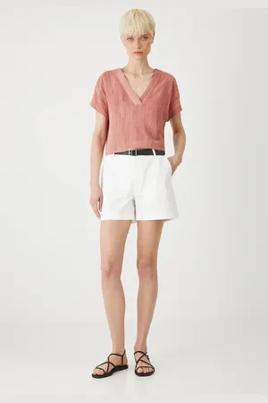 MEDICINE Szorty damskie kolor gładkie medium waist
