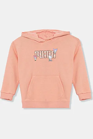 PUMA Bluza dziecięca HELLO KITTY & FRIENDS Relaxed Hoodie TR kolor z kapturem z nadrukiem 630063
