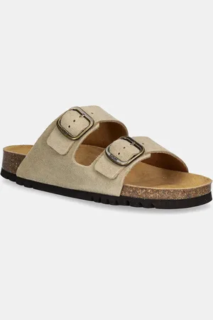 Scholl Klapki zamszowe JOSEPHINE damskie kolor F321651002