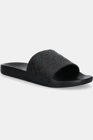 Calvin Klein Klapki POOL SLIDE MONO męskie kolor HM0HM01968