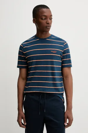 Superdry T-shirt bawełniany męski kolor wzorzysty M1012209A-F8Y