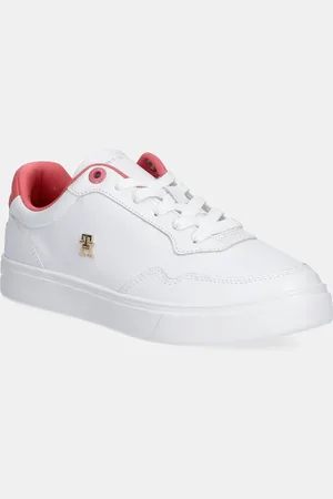 Tommy Hilfiger Sneakersy skórzane ESSENTIAL ELEVATED COURT SNEAKER damskie kolor FW0FW08680