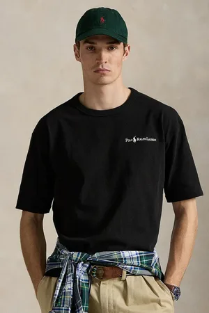 Ralph Lauren T-shirt bawełniany Tee męski kolor gładki 710964714