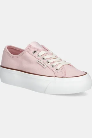Calvin Klein Tenisówki VULC FLATFORM CTN LOGO TAG kolor YW0YW01838