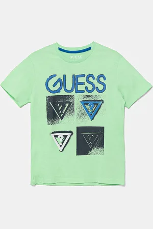 Guess T-shirt bawełniany dziecięcy kolor wzorzysty L5GI13 K8HM4