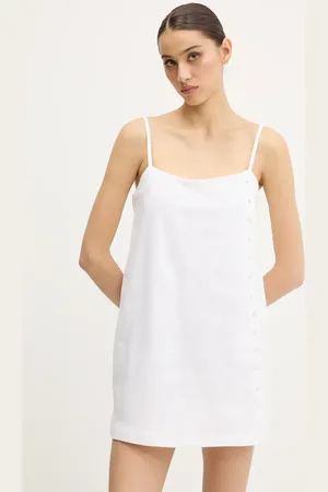 Abercrombie & Fitch Sukienka lniana kolor mini prosta KI159-5696