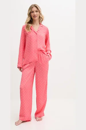 DKNY Piżama damska kolor granatowy YI90045