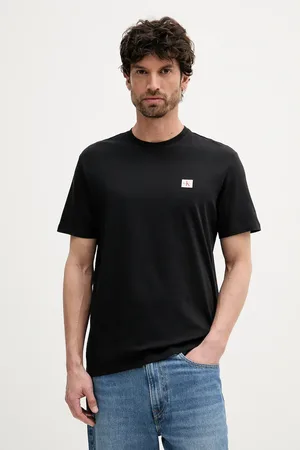 Calvin Klein T-shirt bawełniany męski kolor z aplikacją LV04RC272G