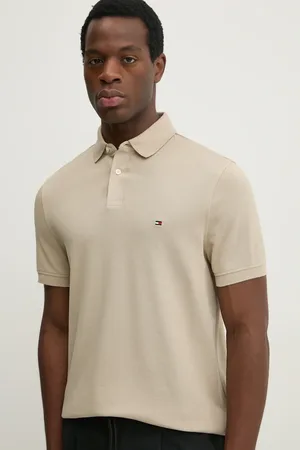 Tommy Hilfiger Polo męski kolor gładki