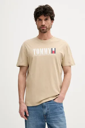 Tommy Hilfiger T-shirt bawełniany męski kolor z nadrukiem DM0DM21941
