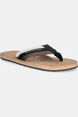 Tommy Hilfiger Japonki TH CORK BEACH SANDAL męskie kolor FM0FM05647