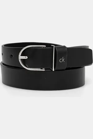 Calvin Klein Pasek skórzany damski kolor K60K612861