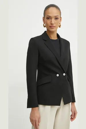 HUGO BOSS Marynarka kolor dwurzędowa gładka 50537454