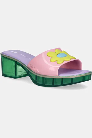 Melissa Klapki SHAPE + LAZY OAF AD damskie kolor na słupku M 33566