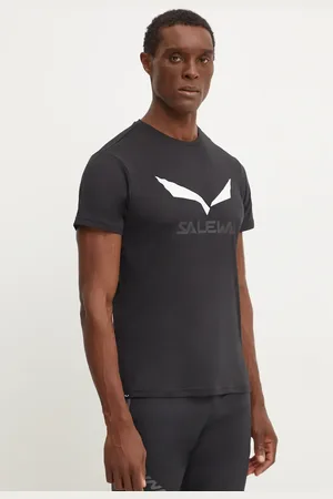 Salewa T-shirt sportowy Solidlogo kolor z nadrukiem