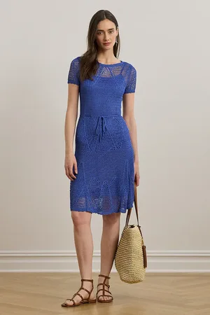 Ralph Lauren Sukienka kolor midi rozkloszowana 200971142