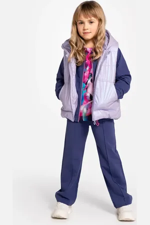 COCCODRILLO Spodnie dresowe dziecięce kolor gładkie COSMIC GIRL KIDS