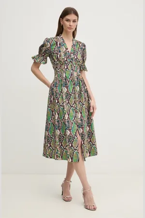 Diane von Furstenberg Sukienka kolor midi rozkloszowana DVFDS4S002