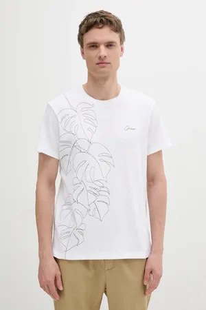 Guess T-shirt bawełniany męski kolor z aplikacją M5GI22 KCT51