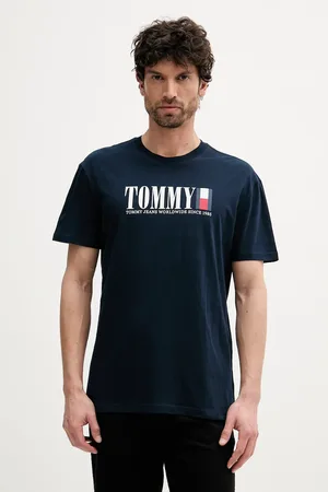 Tommy Hilfiger T-shirt bawełniany męski kolor z nadrukiem DM0DM21941