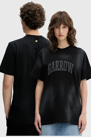 BARROW T-shirt bawełniany kolor z nadrukiem S5BWUATH045