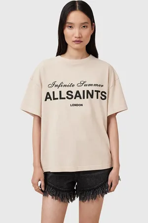 AllSaints T-shirt bawełniany AVRI damski kolor W095JC