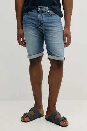 Karl Lagerfeld Szorty jeansowe męskie kolor 552833.265820
