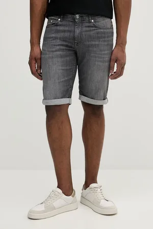 Karl Lagerfeld Szorty jeansowe męskie kolor 552833.265820