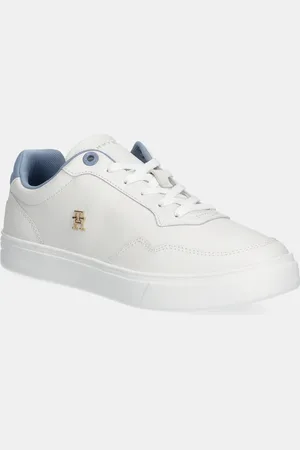Tommy Hilfiger Sneakersy skórzane ESSENTIAL ELEVATED COURT SNEAKER damskie kolor FW0FW08680